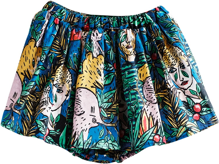 Wolf & Rita Leonor Dan La Foret Girls Skirt - Miniskirt (800x800), Png Download