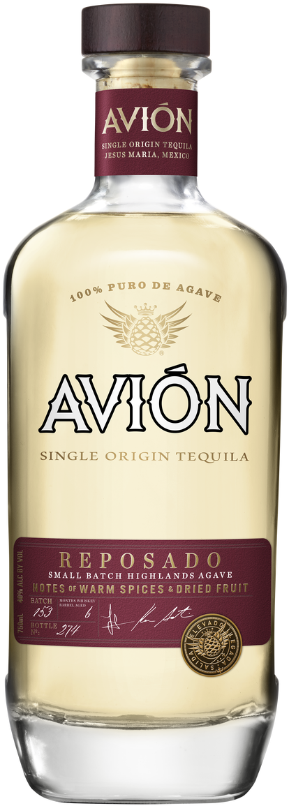 Avion Reposado Tequila - Avion Tequila Anejo (605x1280), Png Download