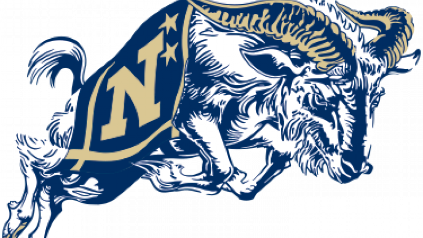 Navy-midshipmen Itok=azcifksc - Navy Football Team Logo (860x485), Png Download