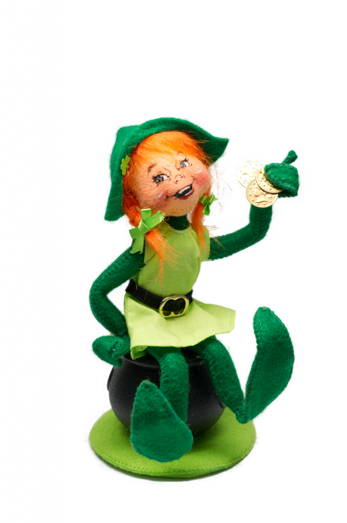 9" Leprechaun Girl - Leprechaun Girl (681x1024), Png Download