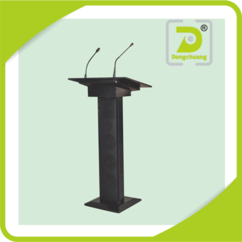 90w Amplifier Lectern Pa Podium With Bluetooth,usb - Microphone (350x350), Png Download