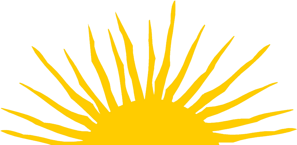 Half Sun Transparent Background (1080x528), Png Download