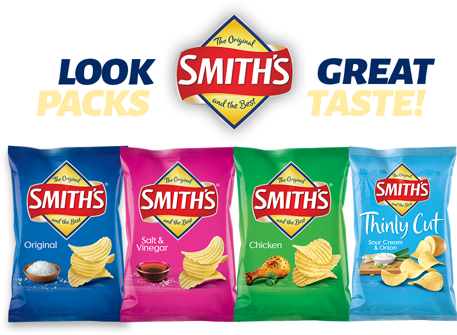 Smiths Chips Crinkle Cut Salt & Vinegar 170g (935x686), Png Download