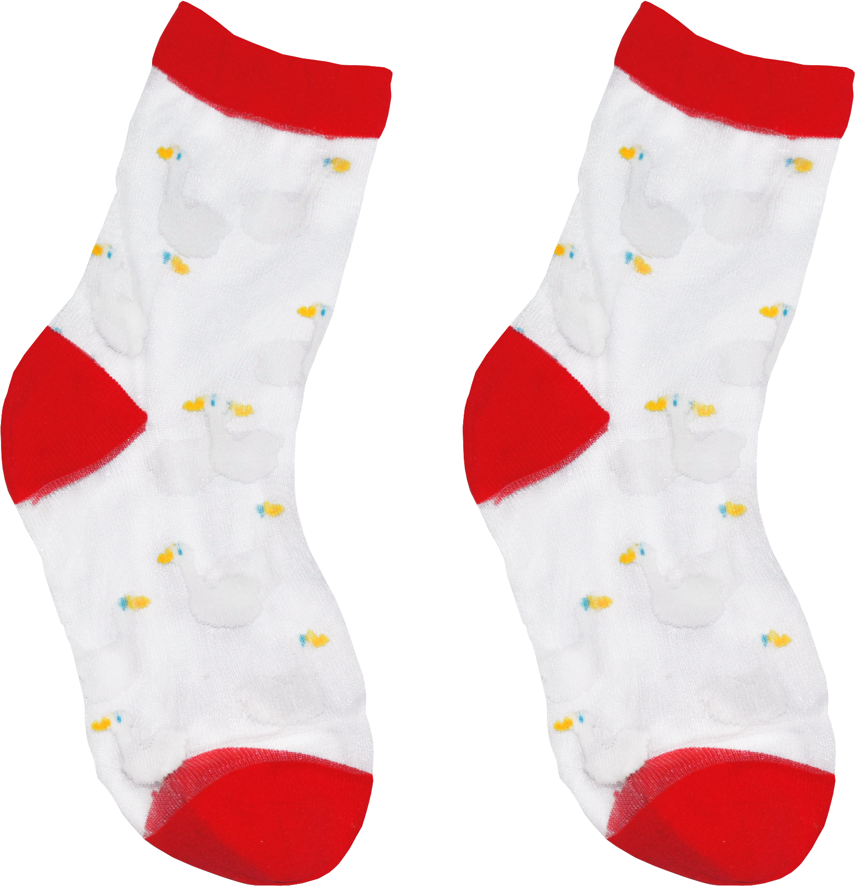 Duck Socks - Cute Sock Transparent Png (1725x1725), Png Download