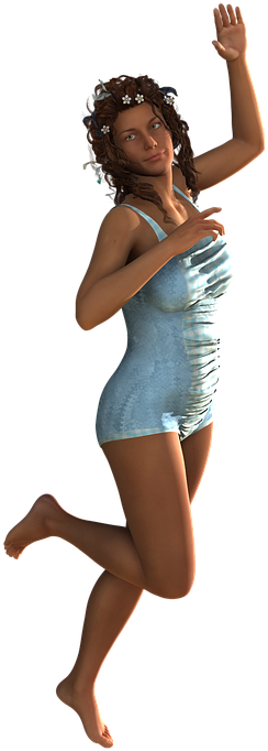 Girl Dancing Png - Dance Girl (585x720), Png Download