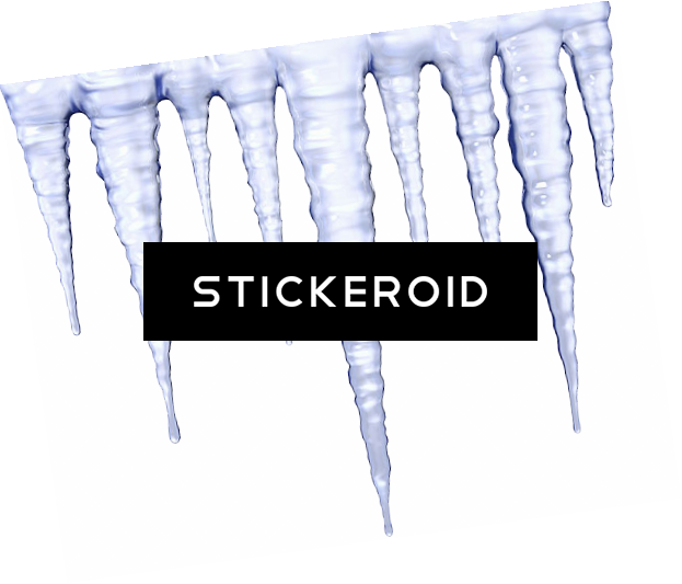 Icicles - Icicle (623x533), Png Download