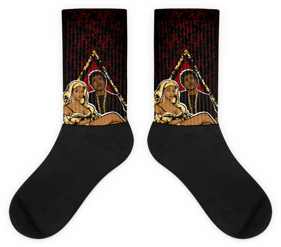 "j B" Socks (1000x1000), Png Download