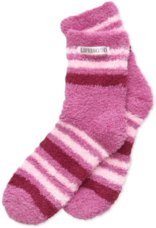Women's Lightweight Snuggle Socks - Pink Fuzzy Socks Png (454x454), Png Download