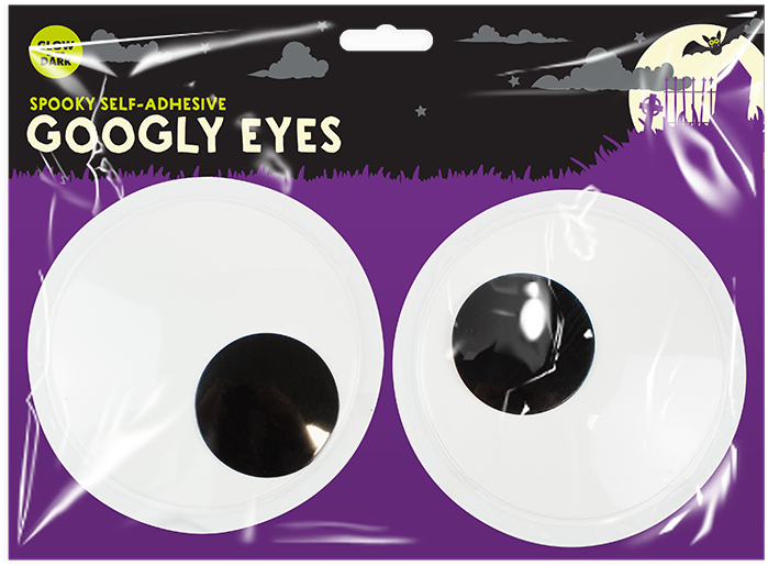 Self-adhesive Halloween Googly Eyes - Googly Eyes (800x620), Png Download