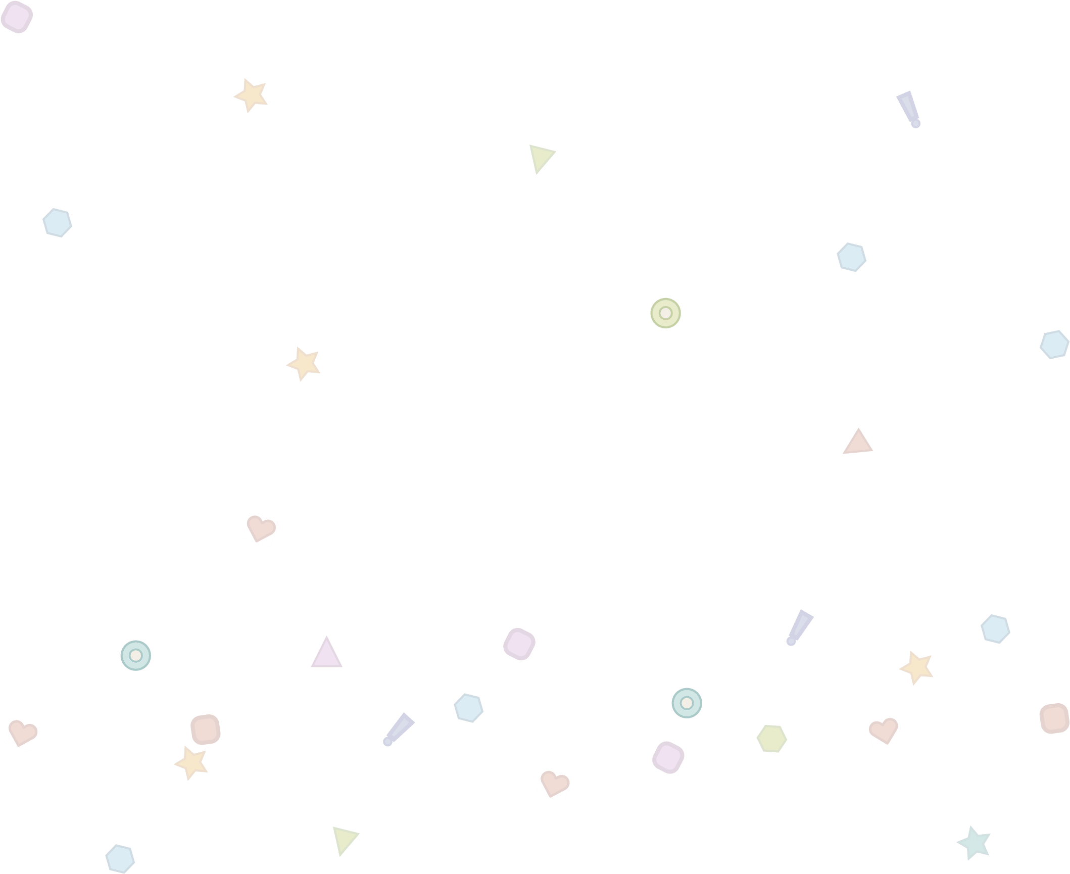 Confetti Icons Up - Beige (2200x2927), Png Download