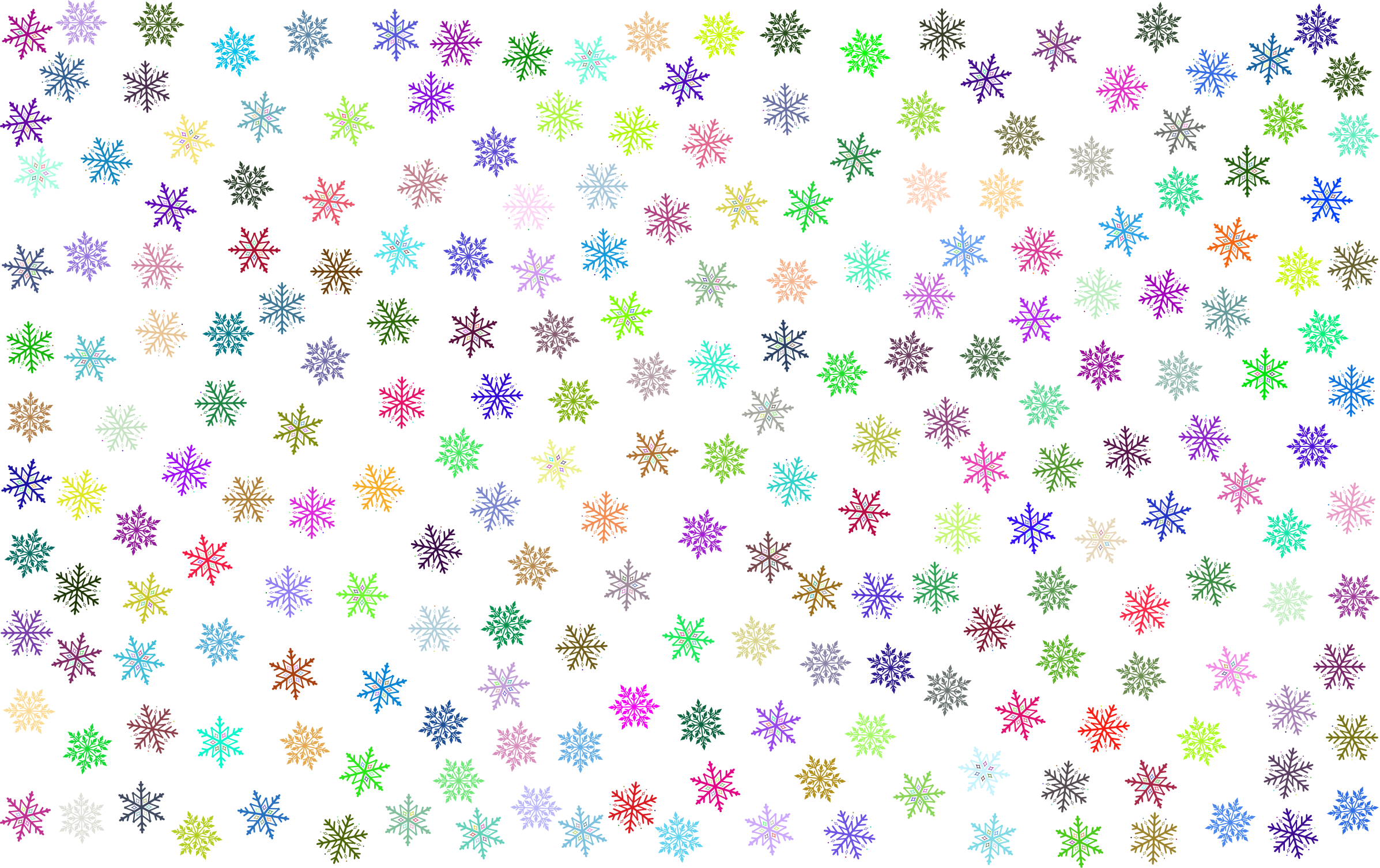 Big Image - Snowflake (2394x1507), Png Download