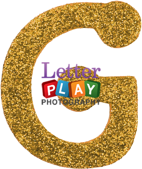 Green Glitter Letters (600x600), Png Download