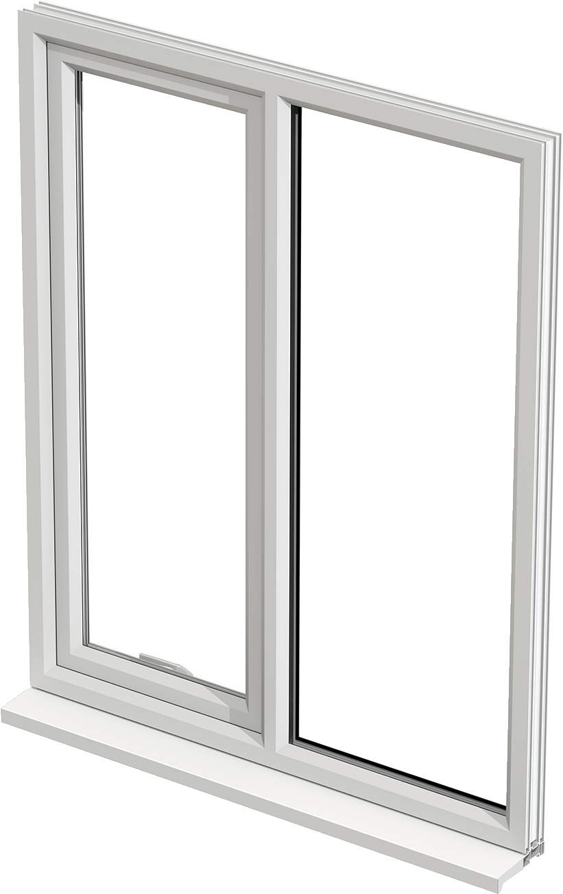 Upvc Tilt And Turn Windows - Sash Window (2250x1500), Png Download