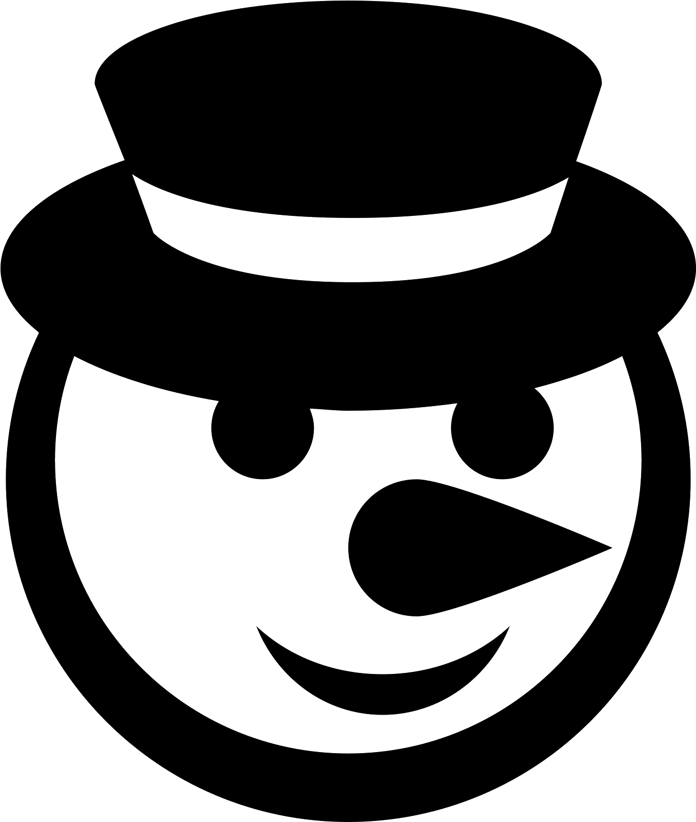 This Icon Has A Lot Of Circular Shapes - Christmas Black And White Icons (1600x1600), Png Download