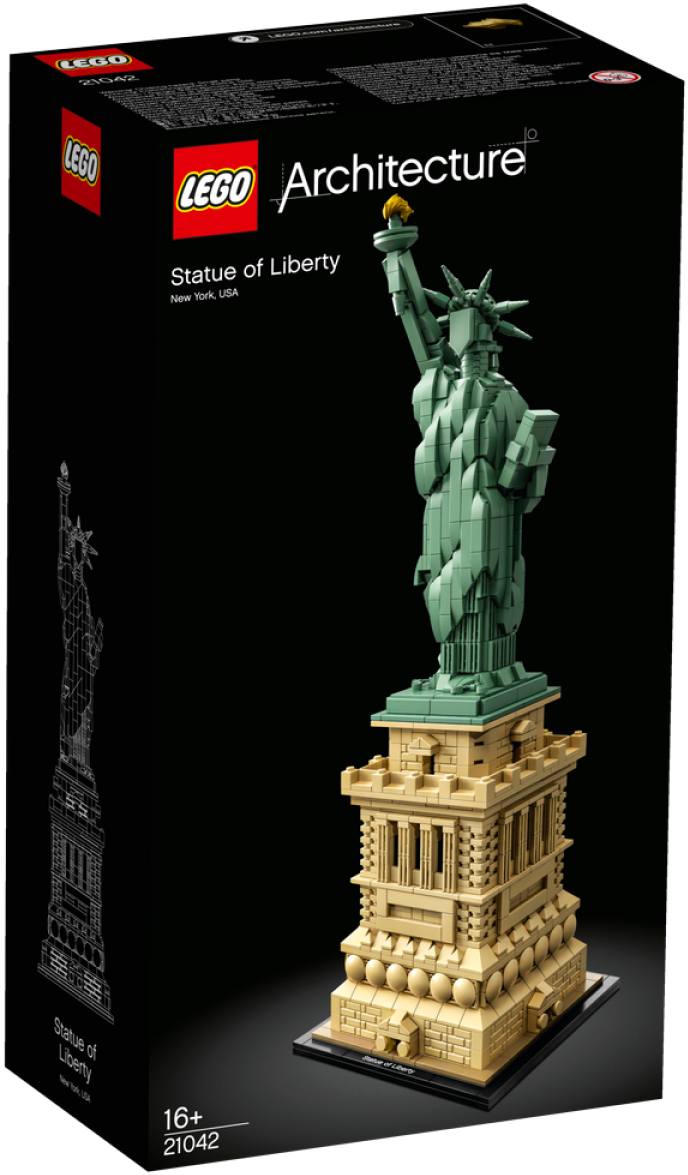Lego Statue Of Liberty Architecture (1200x1200), Png Download