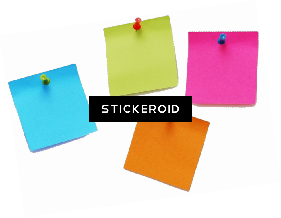 Sticky Note Notes Objects - Paper (979x761), Png Download