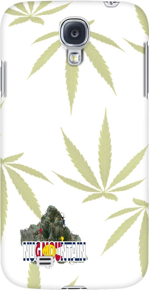 Large Weed Leaf Pattern Phone Case - Mobile Phone (1024x1024), Png Download