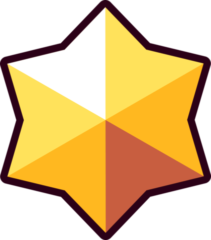 Gold Star - Bounty Brawl Stars Png (420x479), Png Download