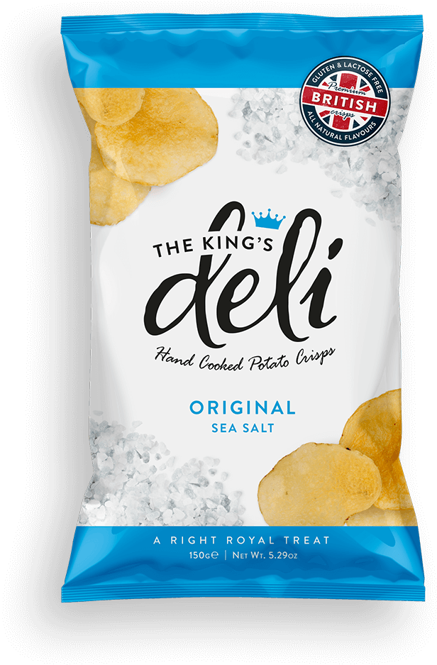 Sea Salt - Kings Deli Chips (1000x1000), Png Download