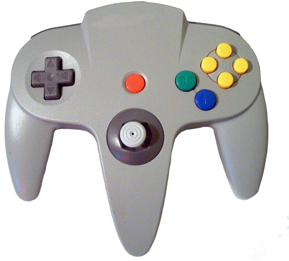 N64 Controller Png - Control De Nintendo 64 (941x850), Png Download