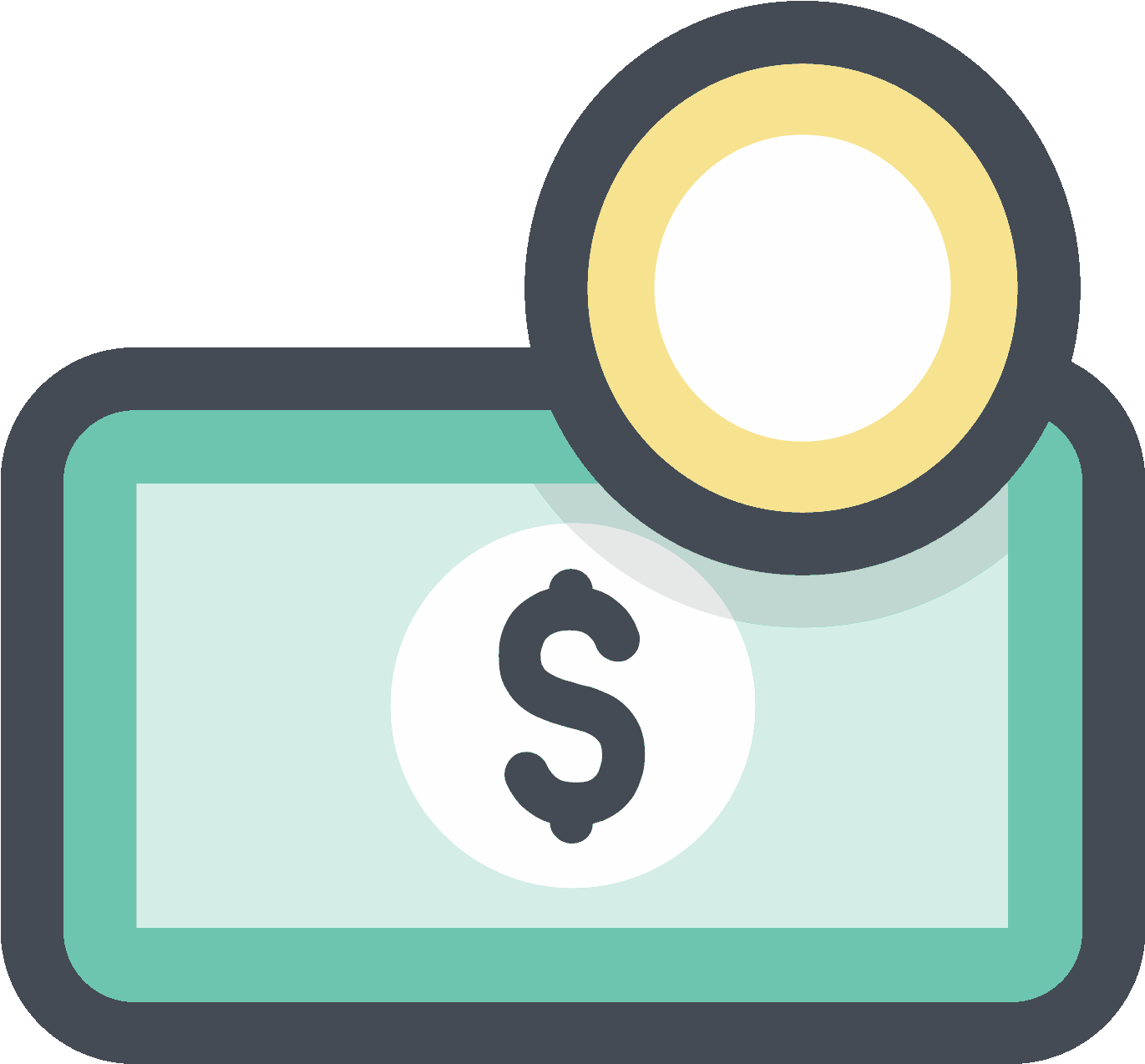Cash Icon - Cash Icon Png (1600x1600), Png Download