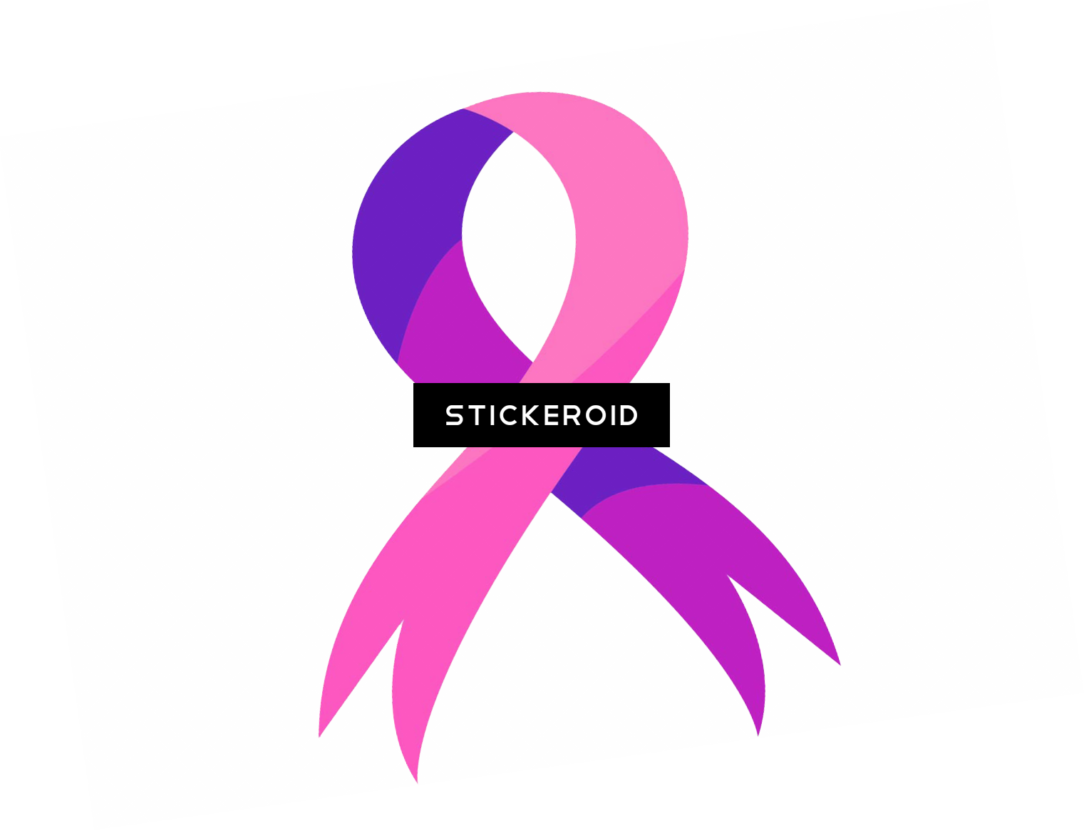 Breast Cancer Ribbon - Graphic Design (1521x1165), Png Download