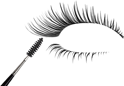 Gelli - Soft Eyelash Transparent Background (543x373), Png Download