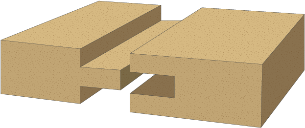 Tongue And Groove Joint - Tongue And Groove Joint Uses (842x595), Png Download