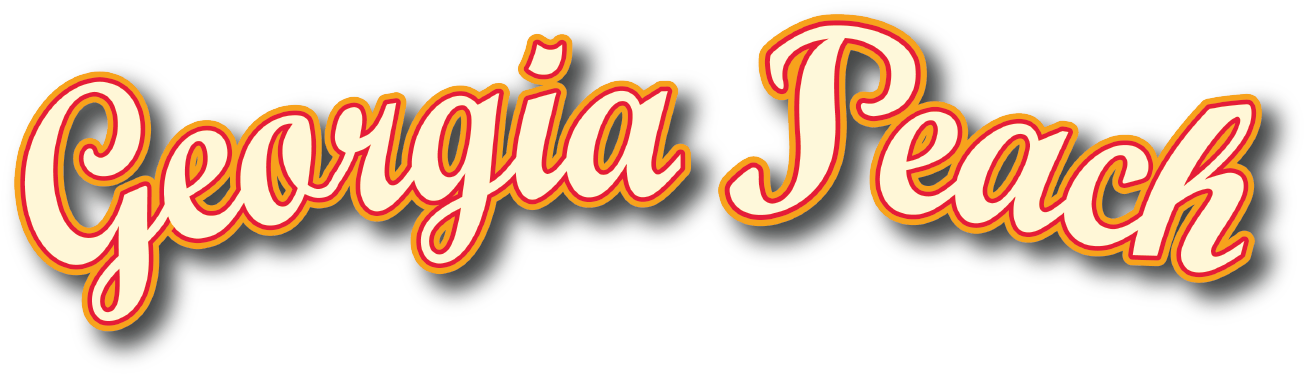 Georgia Peach (1314x393), Png Download