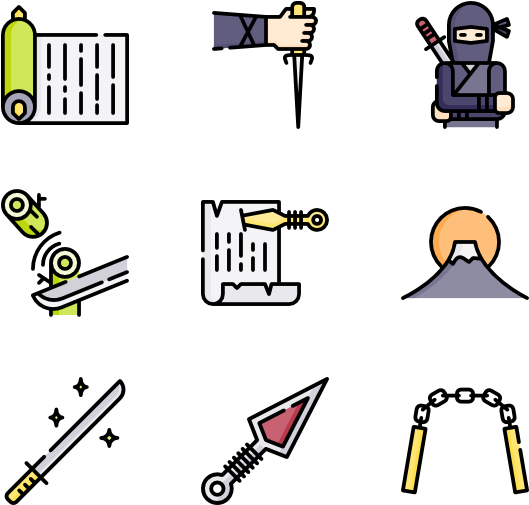 Ninja (600x564), Png Download