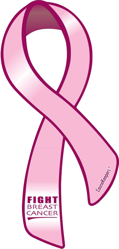Breast Cancer Ribbon Png Download - Ribbon Color For Breast Cancer (384x800), Png Download