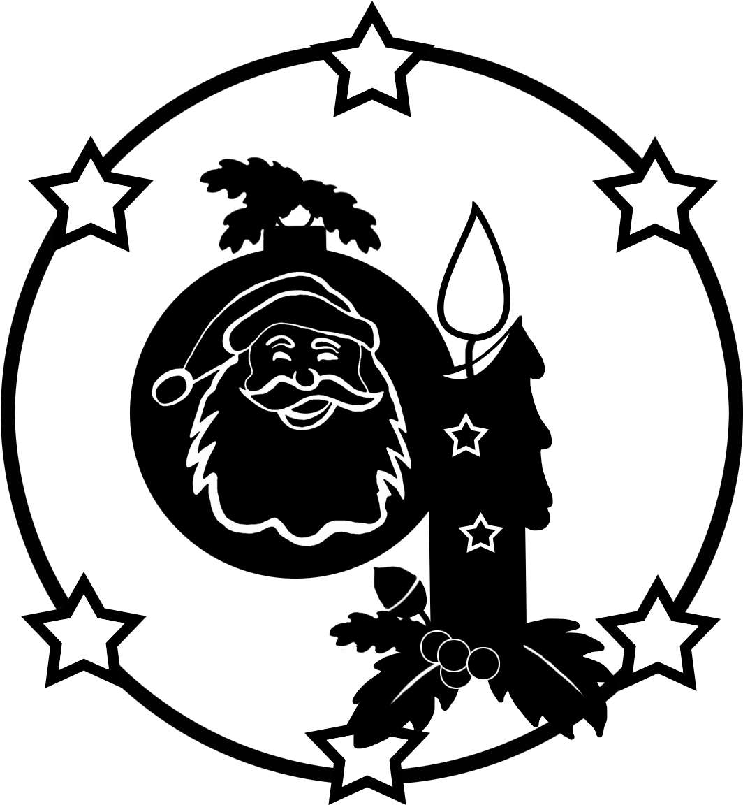 Christmas Ornaments Silhouette - Christmas Day (1122x1151), Png Download