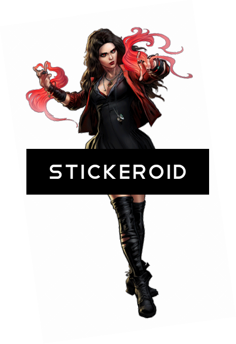Scarlet Witch - Scarlet Witch Sticker - Free Transparent PNG Download