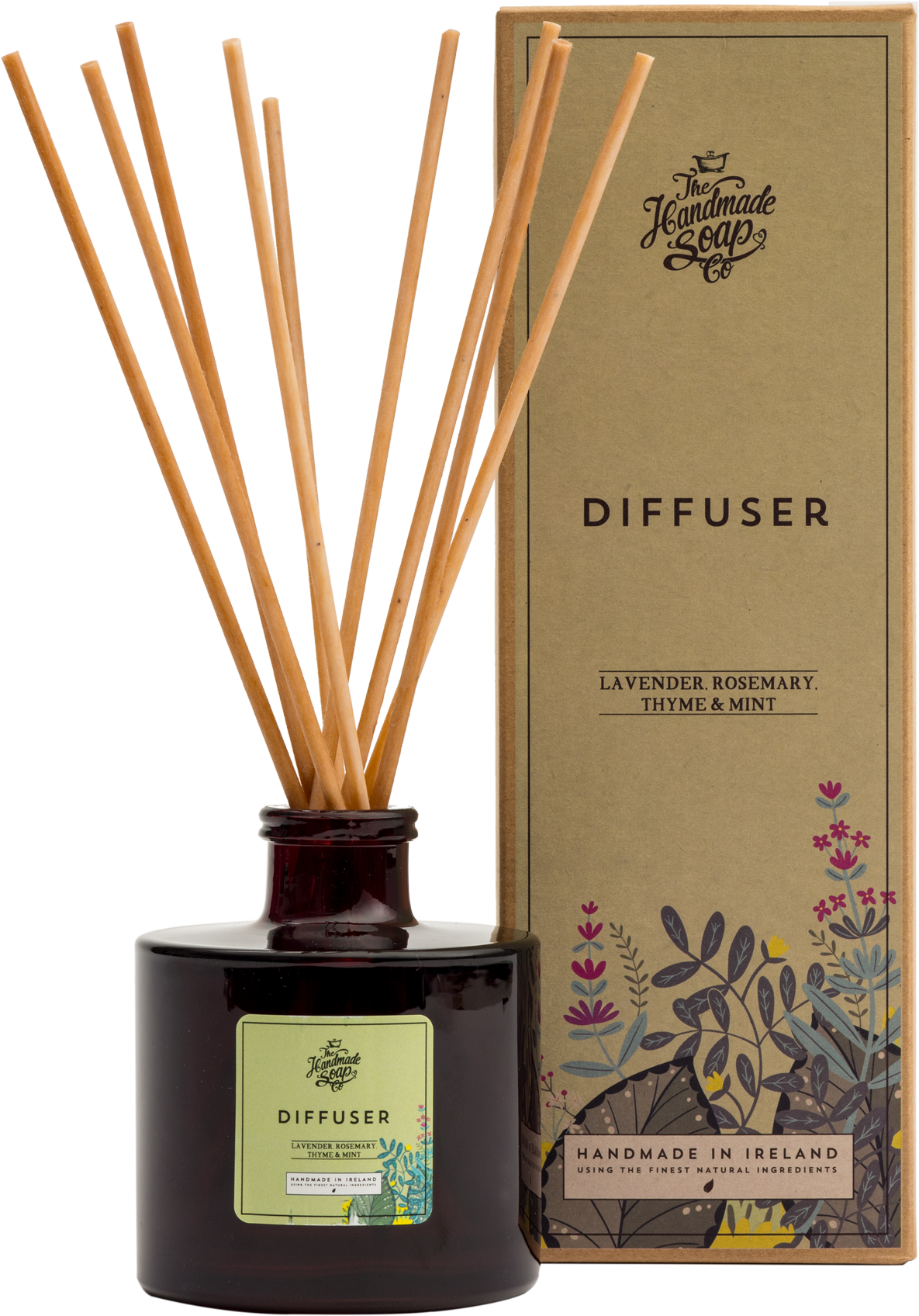 Handmade Natural Lavender Rosemary Thyme Mint Herb - Top Handmade European Soaps (2048x2048), Png Download