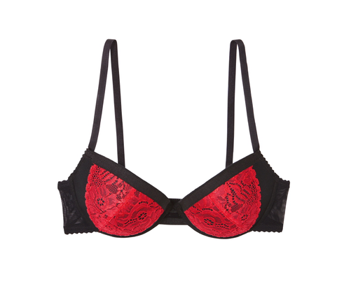 Download Ladies' Push-up Bra, Black/red - Bra PNG Image with No Background  