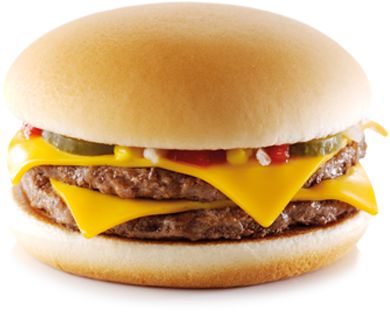 Double Cheeseburger - Double Cheese Burger Mcd (477x355), Png Download