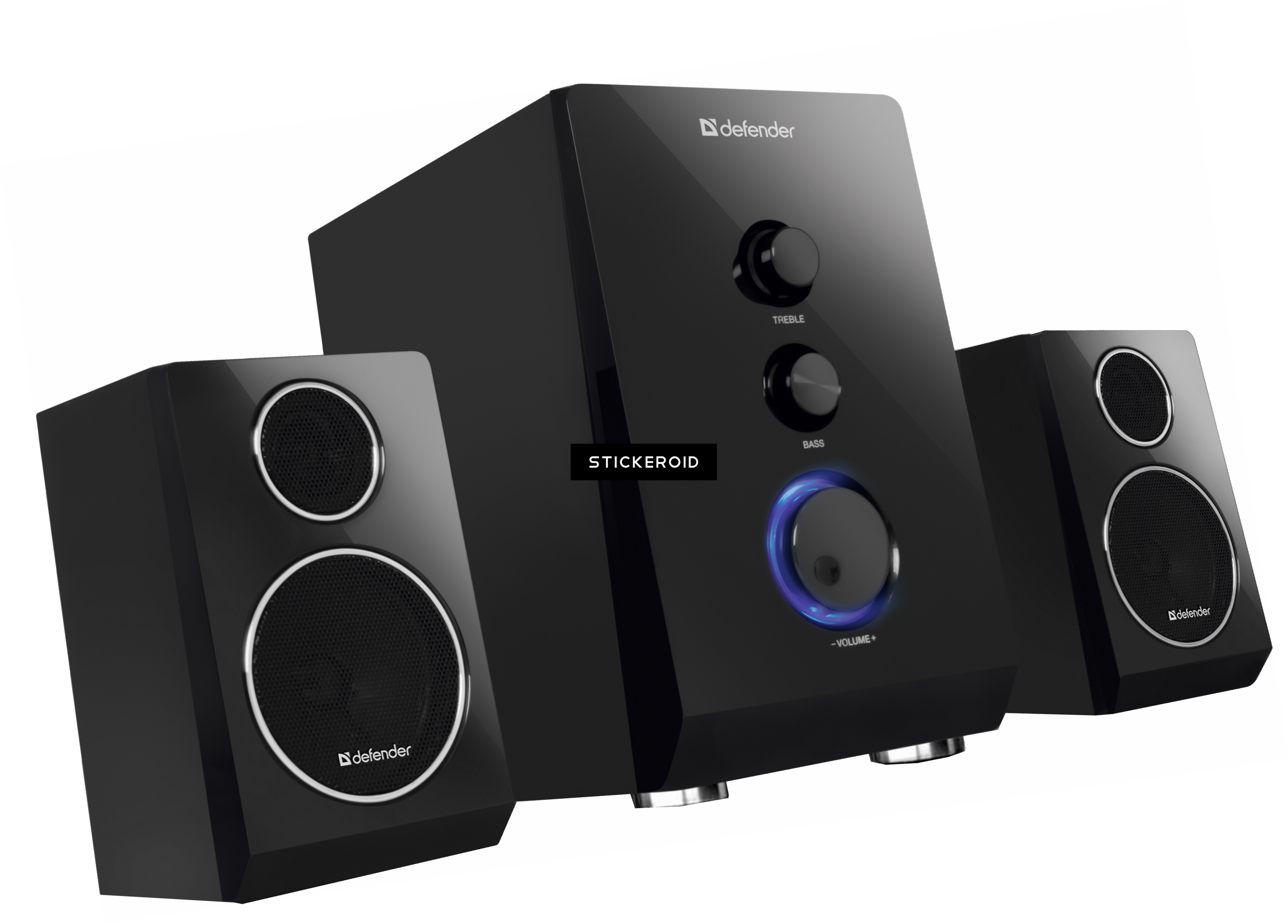 Audio Speaker Electronics Speakers - Defender Blaze S12 Speakers 65074 (3171x2274), Png Download