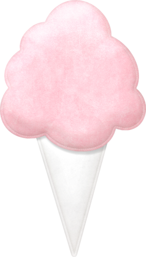 Cotton Candy Clipart Big - Gelato (284x500), Png Download