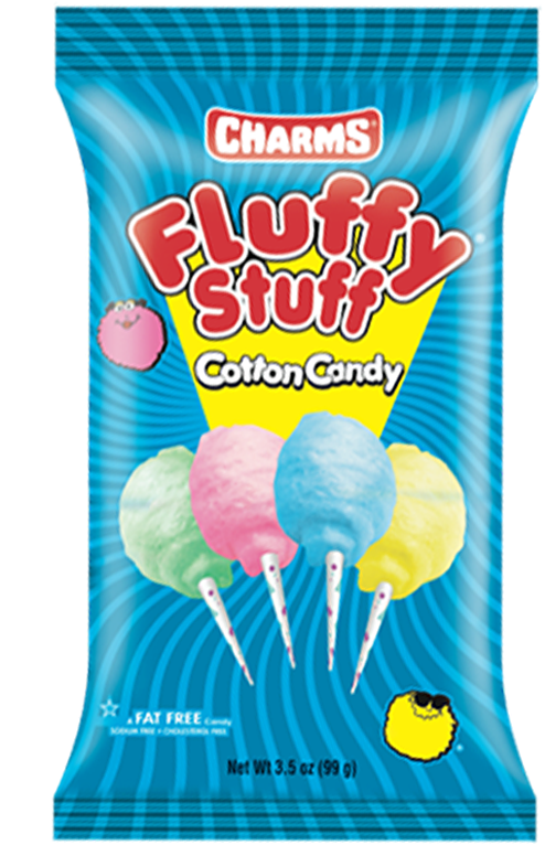 Charms Fluffy Stuff Cotton Candy - Charms Fluffy Stuff 60g (800x800), Png Download