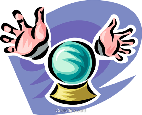 Crystal Ball Royalty Free Vector Clip Art Illustration - Crystal Ball (480x389), Png Download