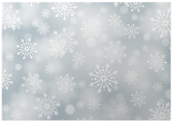Christmas Silver Snowflakes Background Poster • Pixers® - Frost (400x400), Png Download