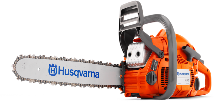 Gas Powered Chainsaw (768x384), Png Download