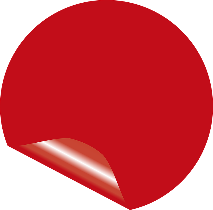 Download Sticker Png - Стикер Красный Png PNG Image with No Background ...