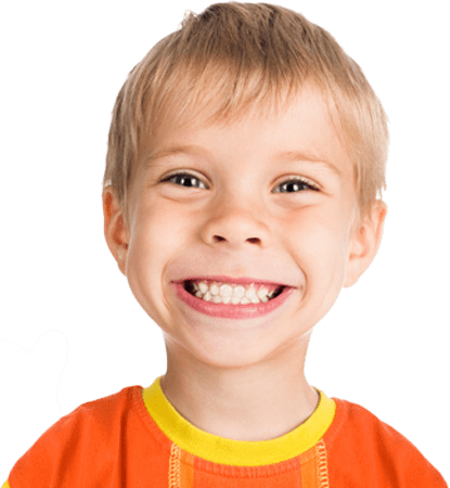Smiling Child Big - Bad Teeth Kids (415x450), Png Download