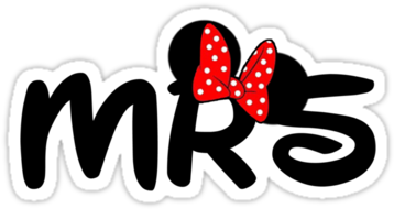 Minnie Mouse Mrs By Glorijadubravcic - Mrs Minnie Mouse Png (375x360), Png Download