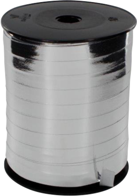Download Ribbon, 10mm, 250m, Silver - Krullint 10mm-250mtr Metal Zilver ...