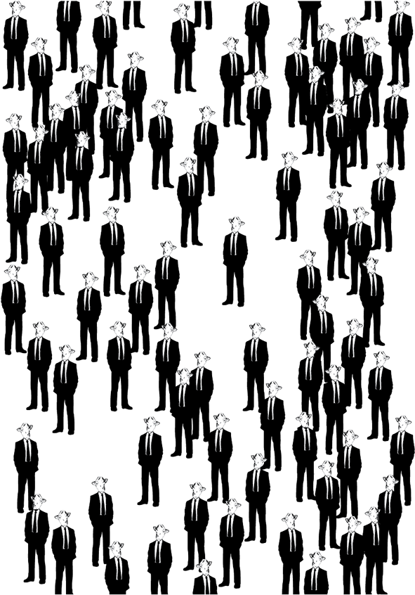 The Way Crowds Interact With Each Other Creates Many - Crowd (600x1030), Png Download