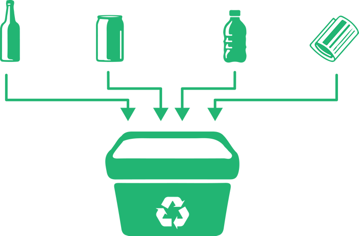Recycle Common Items - Recycle Icon (700x461), Png Download