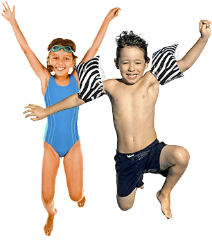 Children Jumping Into Pool - Mollutinc Water Warts Tincture 10ml (555x348), Png Download