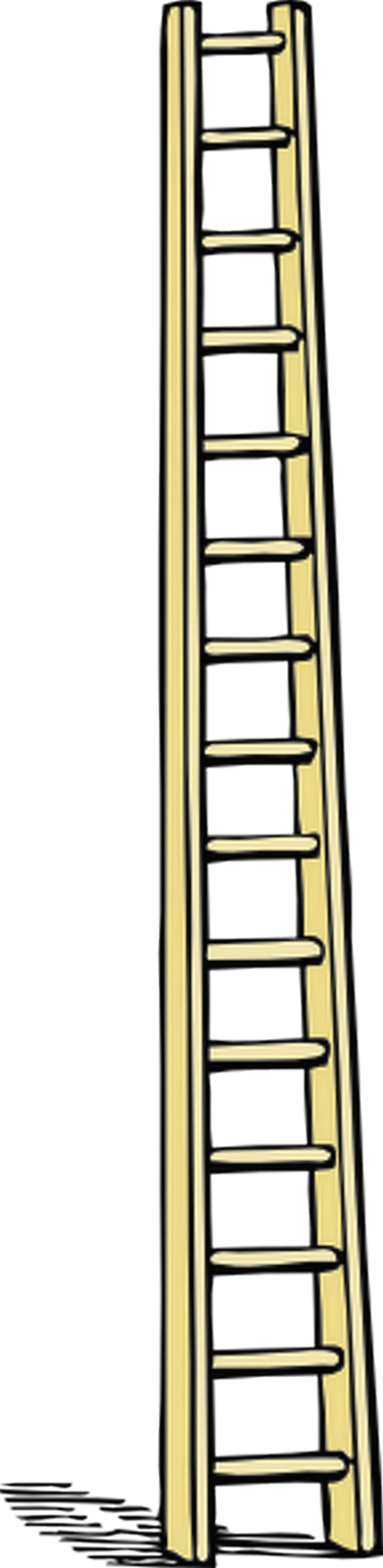 Tall Ladder Clipart (506x2070), Png Download